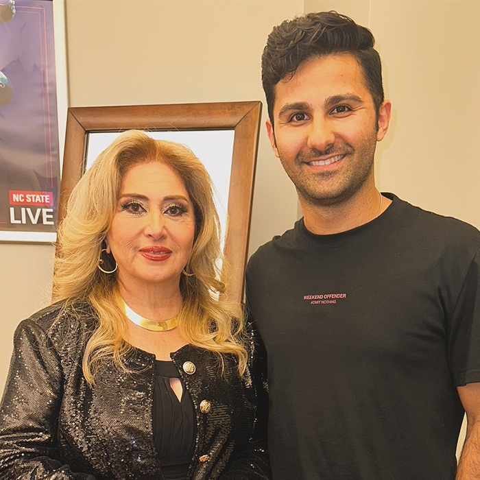 dj shayan with Leila frouhar iranian singer